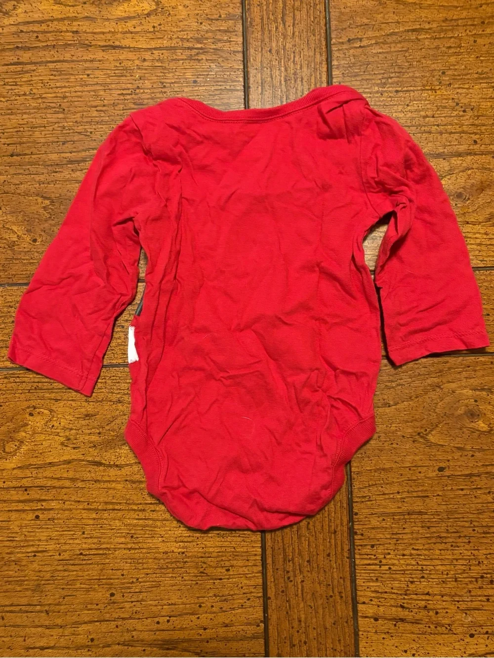 Baby Christmas Long Sleeve Onesie, “Mommy & Daddy’s Perfect Gift”, 6-9 month